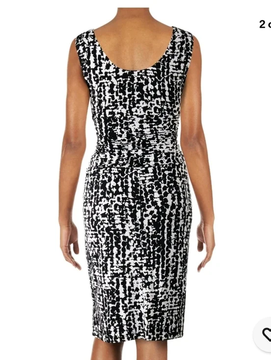 NWT Nine West Black and White Women's Dress ~8 - Picture 2 of 6